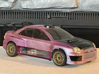 1/10 RC ON ROAD CAR SUBARU STI WITH METAL CHASSIS - Image 1 of 4