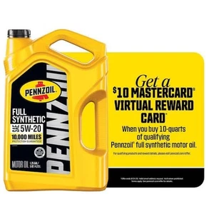 Full Synthetic SAE 5W 20 Motor Oil 5 qt. - Picture 1 of 11