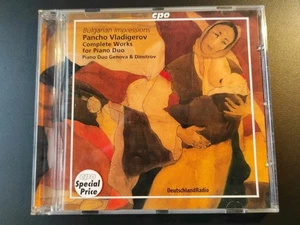 CD PANCHO VLADIGEROV COMPLETE WORKS FOR PIANO DUO Genova & Dimitrov CPO 2000 - Bild 1 von 3