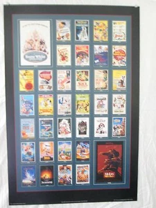 DISNEY 75 YEARS OF ANIMATION POSTER 1998 36" x 24" ROLLED - Picture 1 of 1