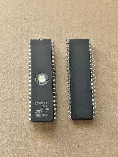 9 Stück Integrierte Schaltung STM - M27C1024-20F1 - WDIP40 - Bild 1 von 1