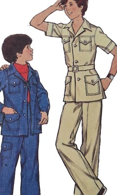 1970s Boys Safari Suit Flares Style 2173 Sewing Pattern  - Image 1 of 3