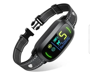 Hunde Bellhalsband, Wiederaufladbares Smart Halsband, Anti Bellen Training NEU - Bild 1 von 10