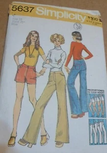 Pantalones Cortos y Jeans Simplicity 5637 Miss Talla 10 Corte De Colección - Imagen 1 de 2