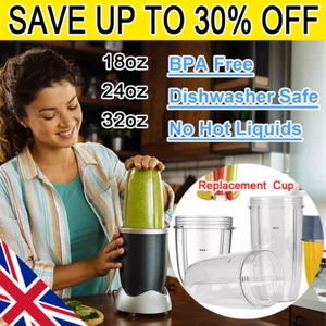For Nutribullet Replacement Large Cup Mug 18/24/32oz Spare Oversized Cup UK - Picture 1 of 17