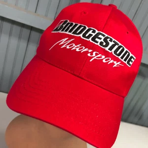 Baseballmütze Kappe Bridgestone Motorsport rot Druckknopflasche  - Bild 1 von 5