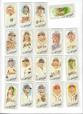 2018 Allen & Ginter MINI U-Pick Judge Dawson Flaherty Rizzo Darvish Turner Aaron - Image 1 of 4