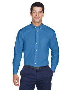 Devon & Jones D630 Men's Crown Woven Collection Solid Oxford - Picture 1 of 7