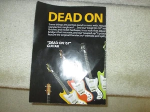 2009 Danelectro Guitars Dead-On Reissues Poster- "17 x 23" - Picture 1 of 3