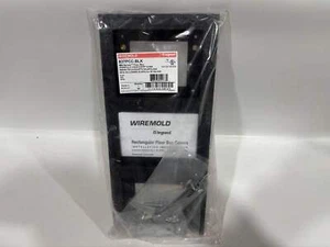 New 2PC WireMold 837PCC-BLK Non-Metallic 3-Gang Carpet Flange - Picture 1 of 7