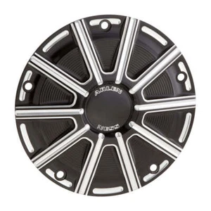 Arlen Ness Moto Motorcycle Motorbike 10-Gauge II Derby Cover Black Contrast - Picture 1 of 1