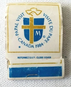 Matchbook 1984 PAPAL VISIT TO CANADA The Pope Celebrate Our Faith Pape Catholic - Picture 1 of 3