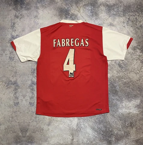 Nike Arsenal 2006-2008 Home #4 FABREGAS SOCCER SHIRT FOOTBALL JERSEY Cover