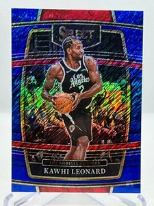 KAWHI LEONARD 2021-22 Panini Select #20 Concourse BLUE SHIMMER PRIZM - Bild 1 von 2