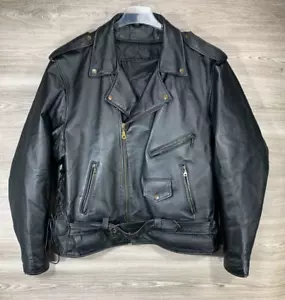 Cold Weather! VTG Vance Leathers Live to Ride Quilt Liner Jacket Eagle Black XXL - Picture 1 of 19