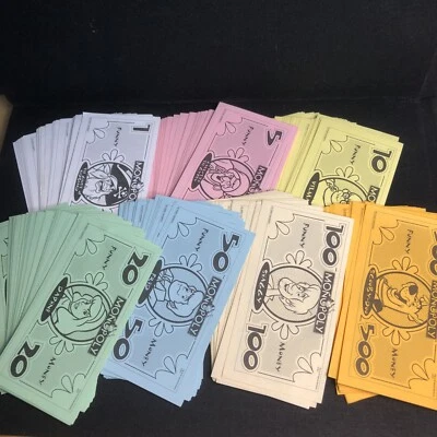 Scooby-Doo Collector’s Edition MONOPOLY Game Replacement PLAY MONEY Paper Bills - Image 1 of 4