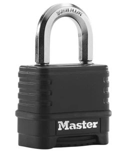 Master Lock Excell M178EURD 56mm Combination Security Padlock Resettable Outdoor - Picture 1 of 3