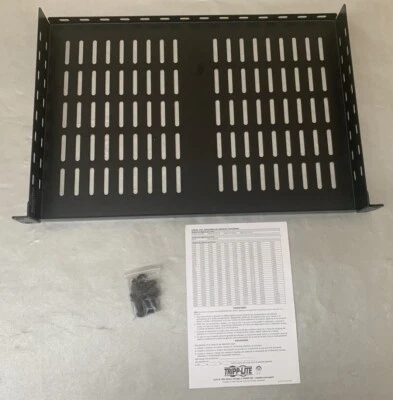 Tripp Lite SRSHELF2P1U 1U 40lbs Rack Enclosure Cabinet Cantilever Fixed Shelf  - Image 1 of 4