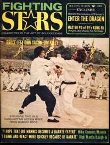 1973 FIGHTING STARS #1 Premiere Issue BRUCE LEE ENTER THE DRAGON w/ Photos RARE - Picture 1 of 2