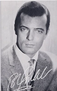 Robert Goulet Arcade Card  Billboard Vintage 1960's Era - Great Shape! - Bild 1 von 2
