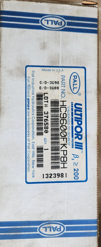 Pall HC9600FKP8H Hydraulic Filter Element - Image 1 of 1