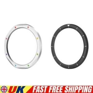 Metal Bezel Ring Tempered Glass Film for Xiaomi Watch S4/S3(Silver Rainbow) - Zdjęcie 1 z 7