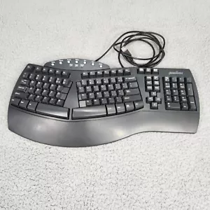 Perixx Keyboard Periboard-512 Ergonomic Split Keys Multimedia Wired USB Black - Picture 1 of 17