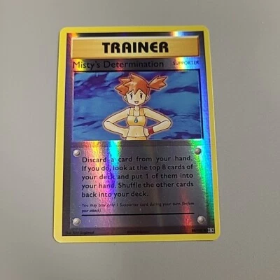 Misty's Determination 80/108 Evolutions Reverse Holo Uncommon Pokémon TCG - Image 1 of 2