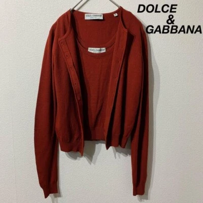 [Raro] Dolce & Gabbana Conjunto Cárdigan Punto Conjunto 2 Piezas Conjunto Foto 1 de 4