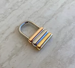 Portachiavi Cartier ORIGINALE ciondolo portachiave charms trilogy santos - Foto 1 di 10