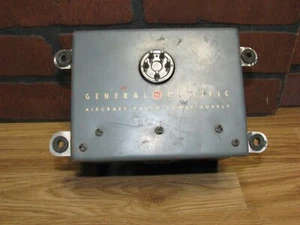 VINTAGE General Electric Aircraft Radio Zasilacz nie testowany - Zdjęcie 1 z 6