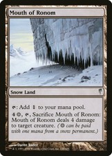MTG 1x MOUTH OF RONOM Coldsnap (Excellent)