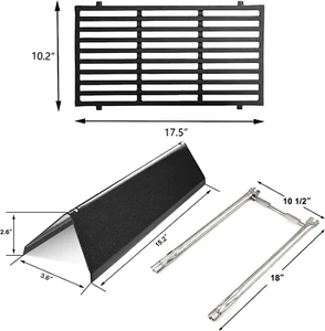 15,3" Flavorizer Bars, 17,5" Grillroste für Weber Spirit I & II 200 Serie - Bild 1 von 9