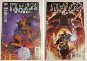 THANOS ANNUAL #1 FIRST PRINTING & VARIANT SET NM OR BETTER! COSMIC GHOST RIDER!! - Picture 1 of 3