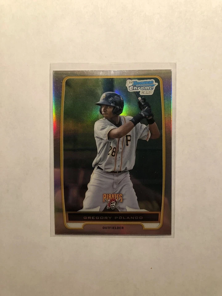 Bowman Chrome 1st Bowman Refractor Gregory Polanco Rookie Pirates 2012 #BCP182 Foto 1 de 1