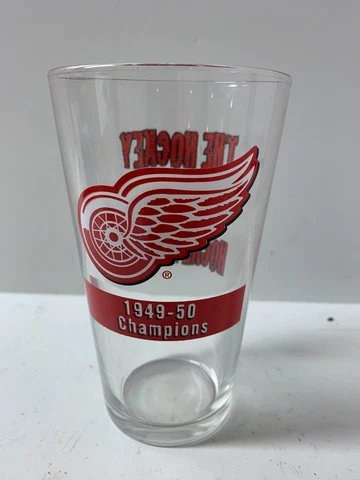 DETROIT RED WINGS 1949-1950 Stanley Cup Champions 16oz Beer Glass Cover