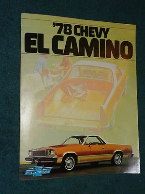 Chevrolet El Camino 1978 folleto de ventas/carpeta original del concesionario!!! Foto 1 de 3