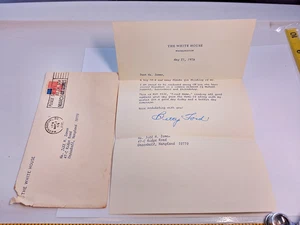 White House letter autograph First Lady Betty Ford with envelope - Picture 1 of 3