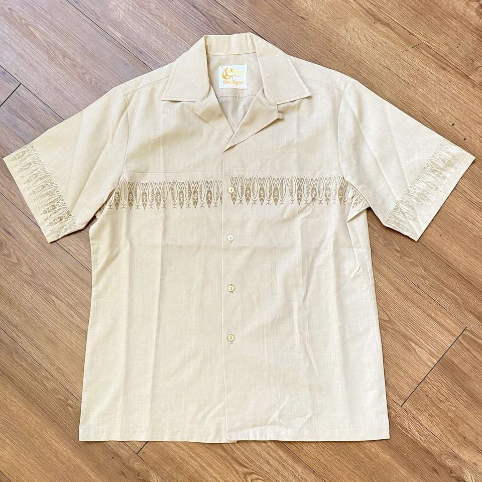 复古夏威夷衬衫 Iolani 夏威夷小号冲浪板 — 第 1/4 张图片