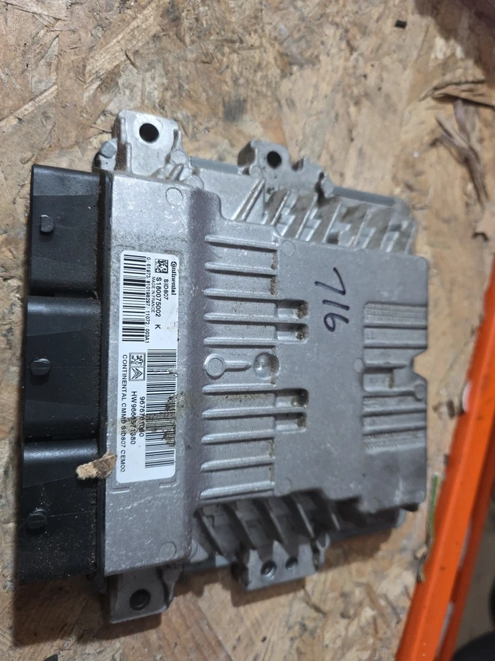 2012 PEUGEOT 3008 1.6 ENGINE CONTROL UNIT 9676761080 #716 - Image 1 of 1