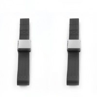 Early Cars 1928 - 1932 Airplane 2pt Charcoal Lap Bench Seat Belt Kit - 3 Belts  - Image 1 of 2