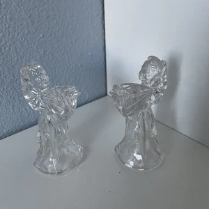 Waterford Marquis Crystal Clear Angel Mini Candle Holder - Picture 1 of 8