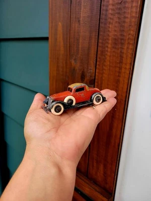 Vintage 1933-1939 Tootsietoy Graham 6 Wheel Convertible Coupe No. 0614 Toy Car - Image 1 of 4