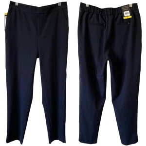 NUEVO BANANA REPUBLIC Pantalón Cónico Talla 6 Azul Marino Cintura Elástica - Imagen 1 de 5