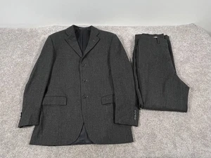 Polo Ralph Lauren Suit Mens 40R Gray Wool Made Italy Pinstripe Blazer Pants Set - Picture 1 of 24