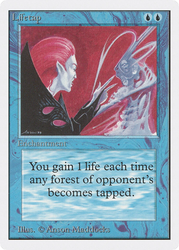 Lifetap (MP) Unlimited Edition 2ED Magic MTG - Image 1 of 1