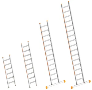 Layher Topic 1042 Stufenanlegeleiter Anstellleiter Anlegeleiter Aluleiter Leiter - Bild 1 von 49