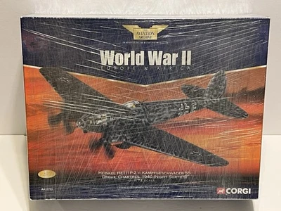 Corgi 1/72 WWII German Heinkel He111P-2 Kampfgeschwader 555 Chartres 1940 - BNIB - Image 1 of 4