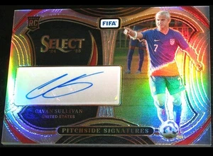 2024-25 Select FIFA Cavan Sullivan Pitchside Signatures Prizm Auto 2025 Rookie - Picture 1 of 2