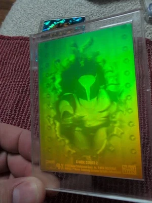 Marvel X-MEN: SERIES 2 - WOLVERINE 3D HOLOGRAM CARD #H-X 1993 Skybox - Image 1 of 3